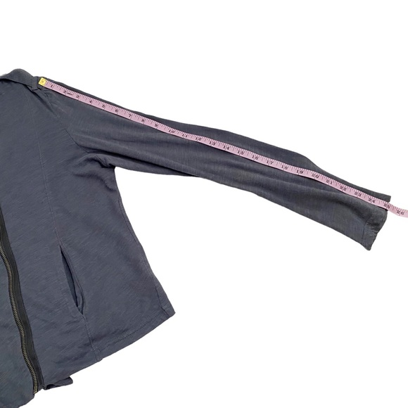 Converse One Star Blue Moto Style Jacket Top, Size Large - Picture 10 of 13